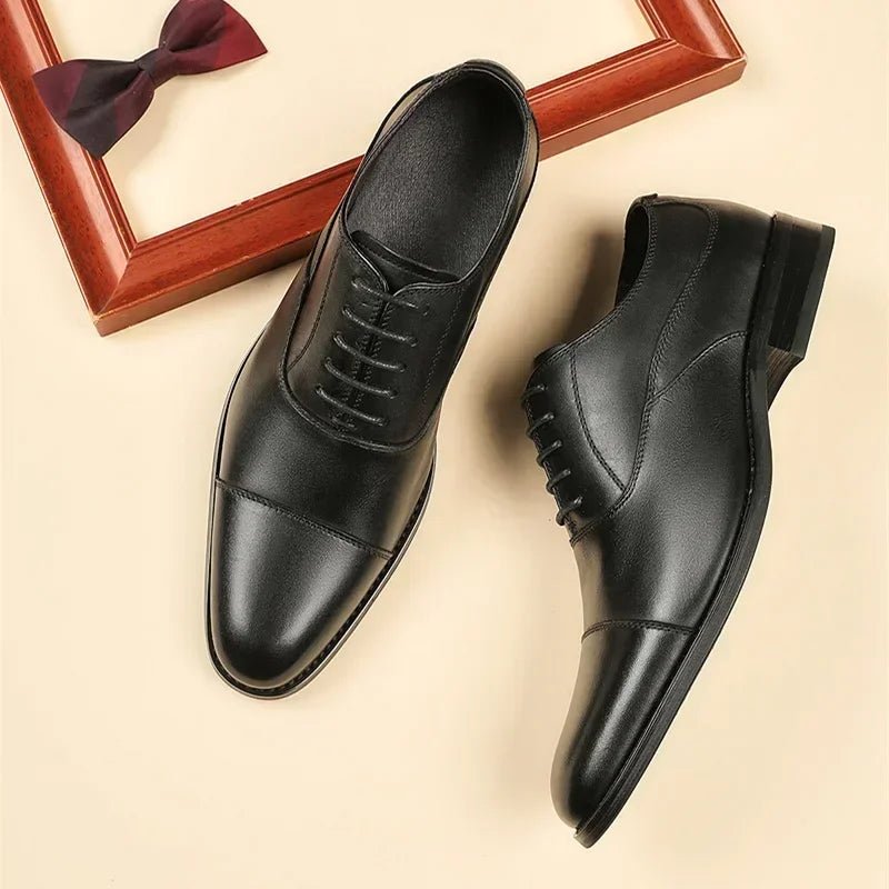 High - quality cowhide oxford wedding shoes - Antonios