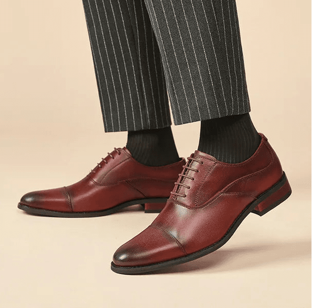 High - quality cowhide oxford wedding shoes - Antonios