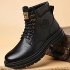 High - top genuine leather boots - Antonios
