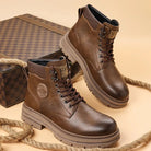 High - top genuine leather boots - Antonios