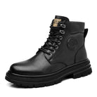 High - top genuine leather boots - Antonios