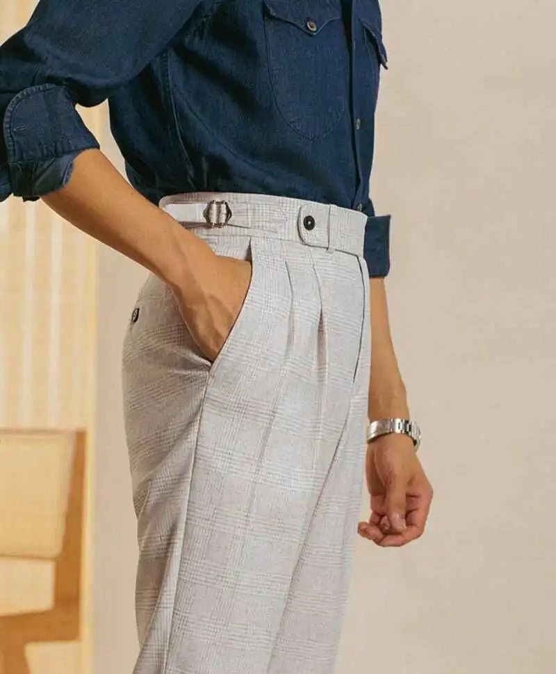 High - waist business slim pants - Antonios