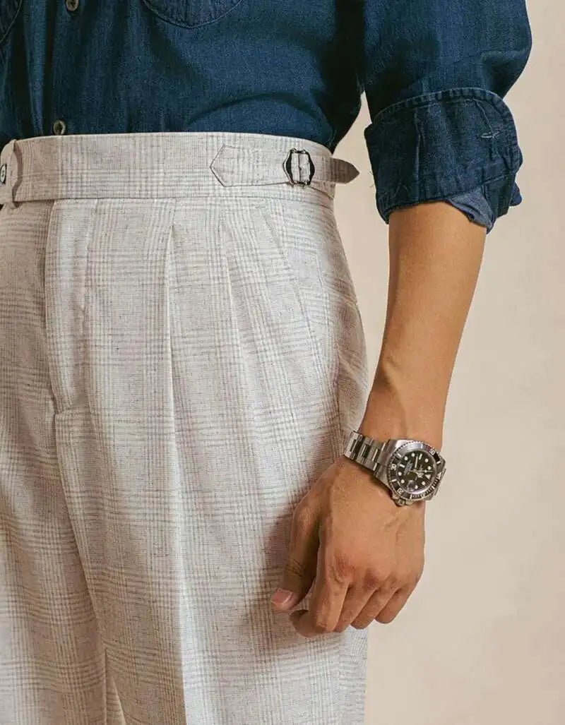 High - waist business slim pants - Antonios