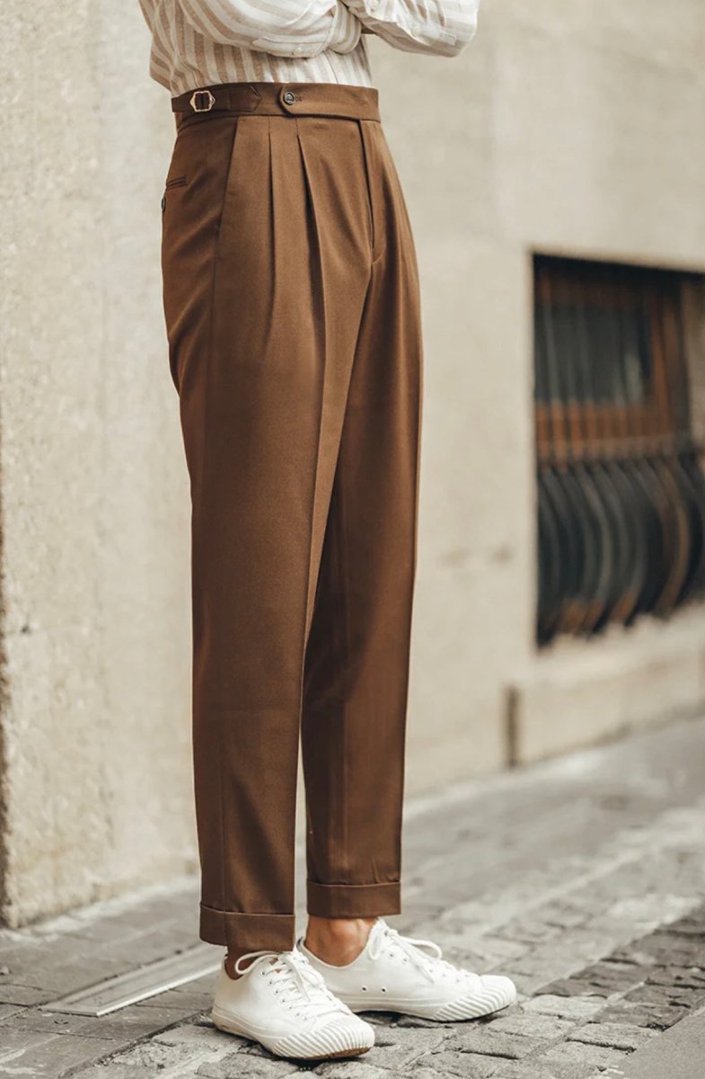 High Waist Business Trousers - Antonios