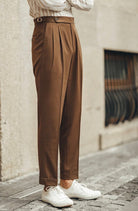 High Waist Business Trousers - Antonios