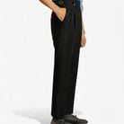 High - waist office black trousers - Antonios