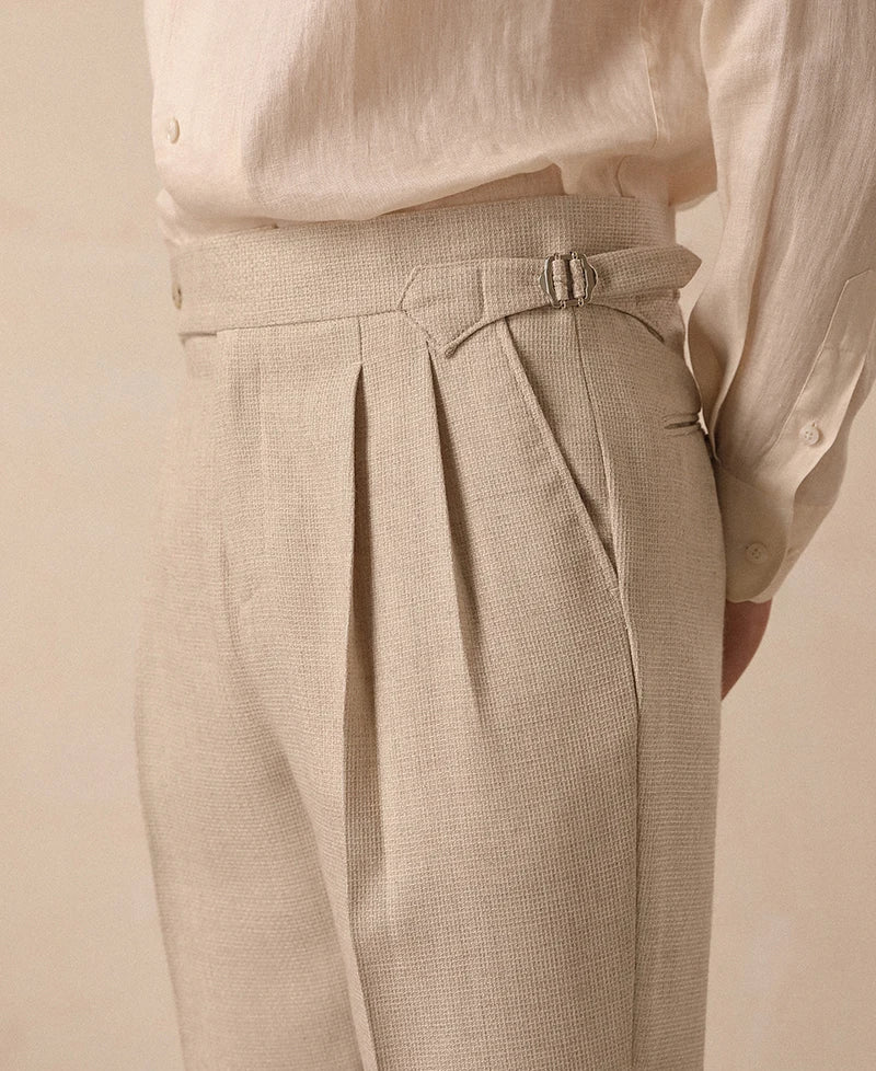 High - waist paris straight trousers - Antonios
