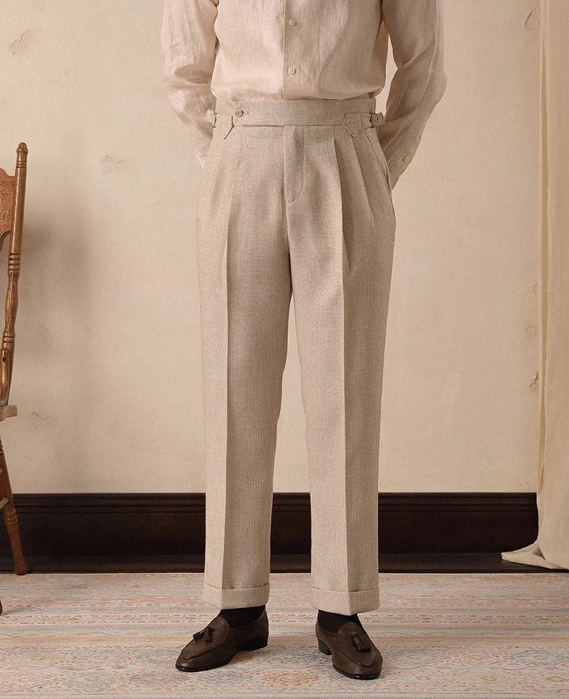 High - waist paris straight trousers - Antonios