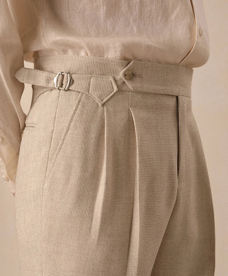 High - waist paris straight trousers - Antonios
