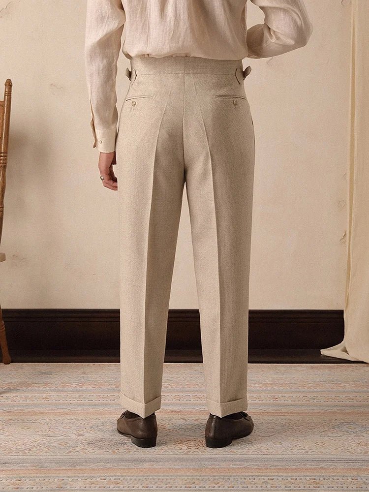 High - waist paris straight trousers - Antonios