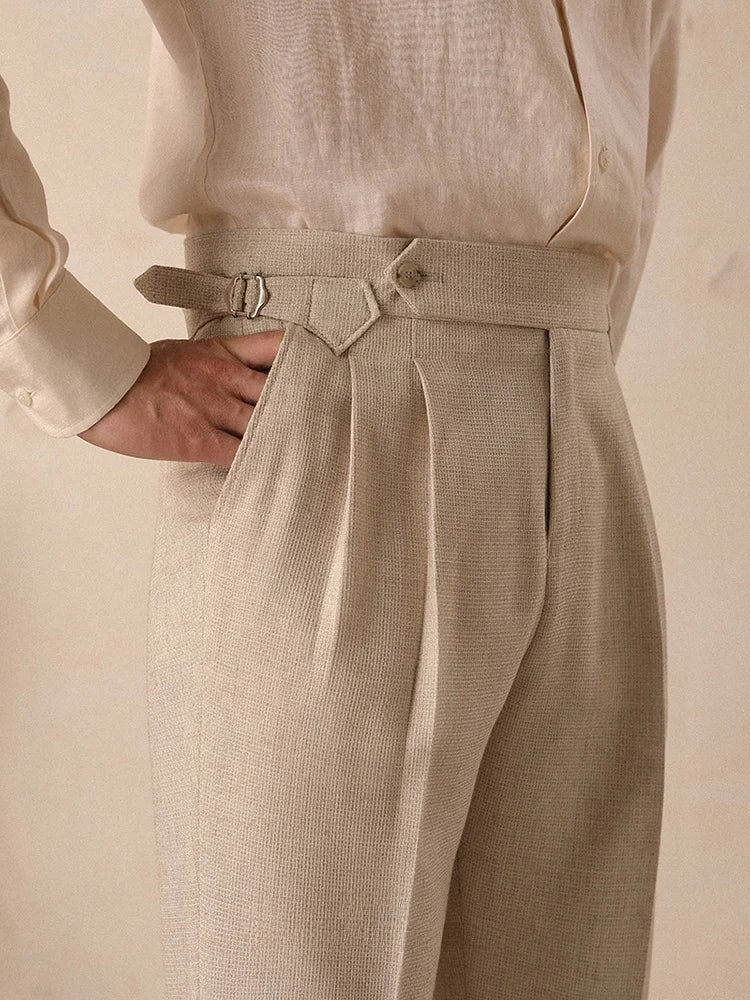 High - waist paris straight trousers - Antonios