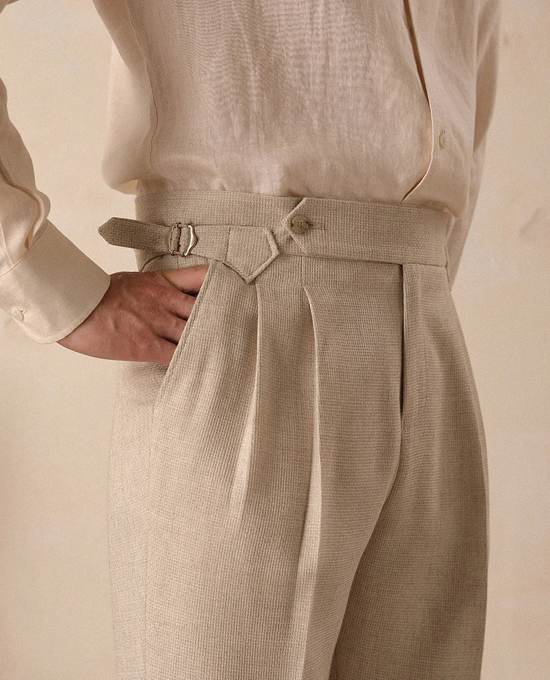 High - waist paris straight trousers - Antonios