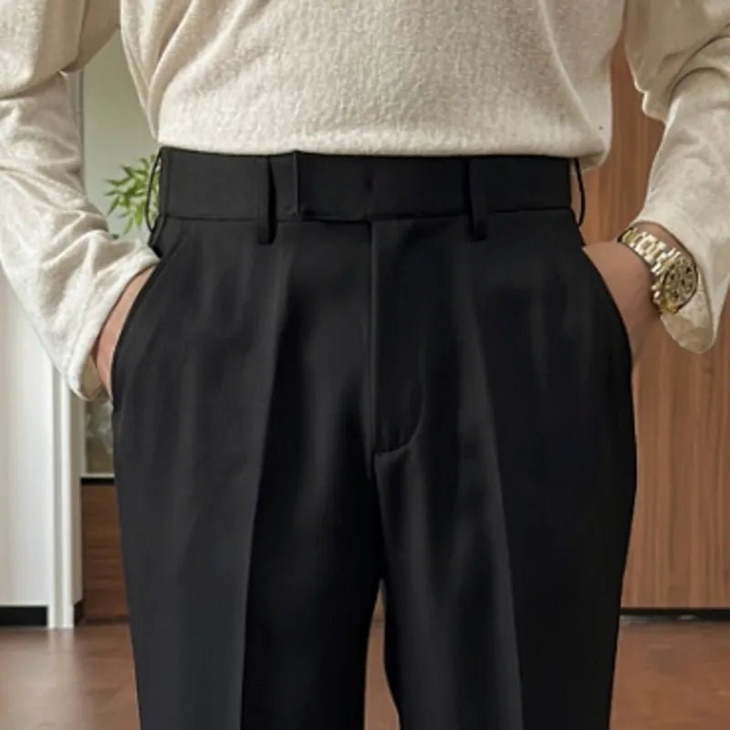 High waist straight style pants - Antonios