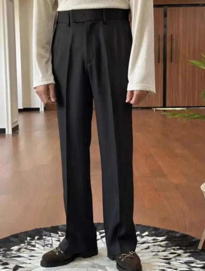 High waist straight style pants - Antonios