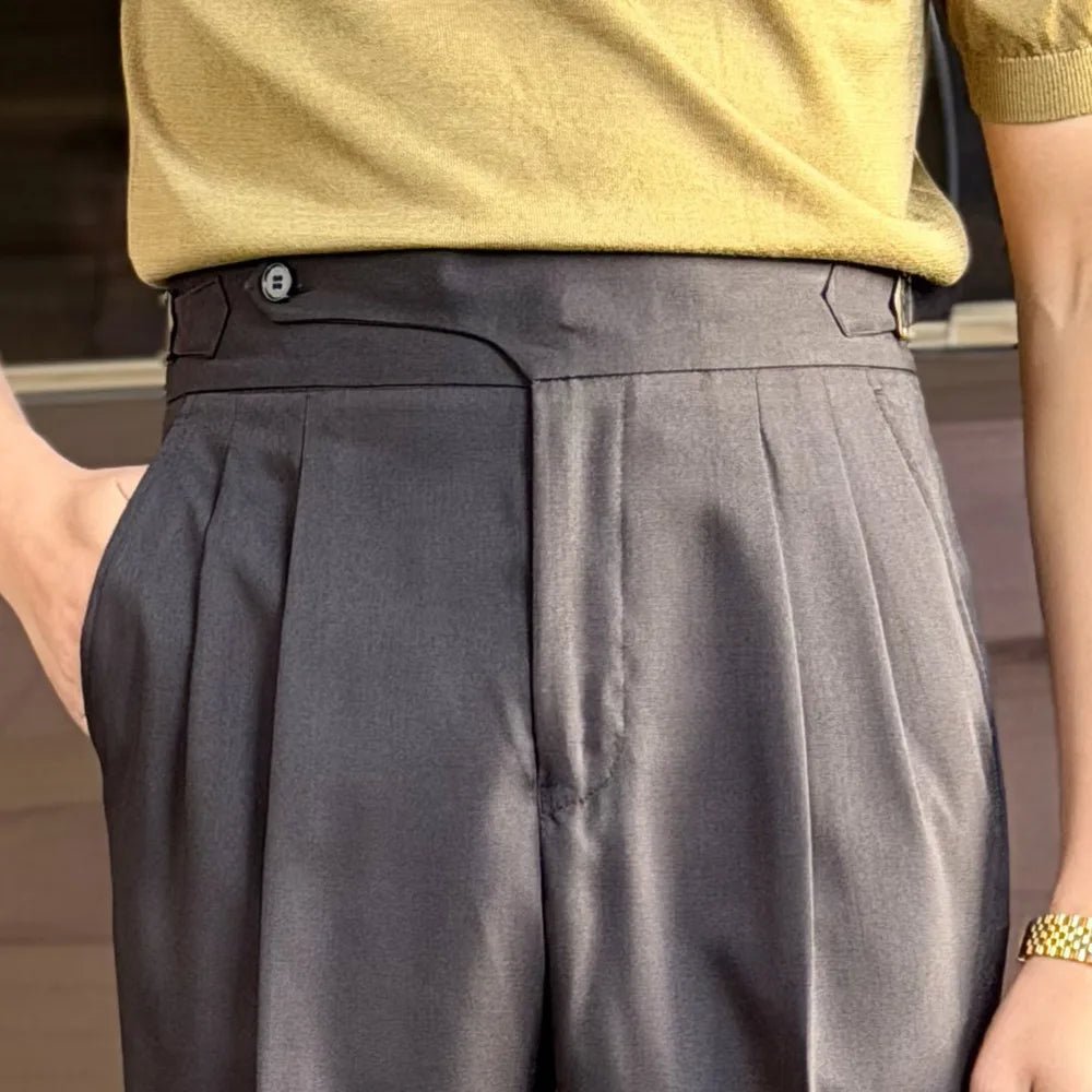 High - waist thin naples trousers - Antonios