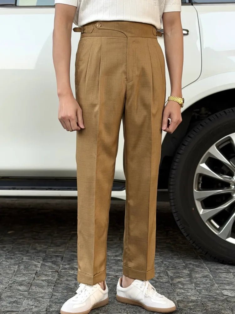 High - waist thin naples trousers - Antonios