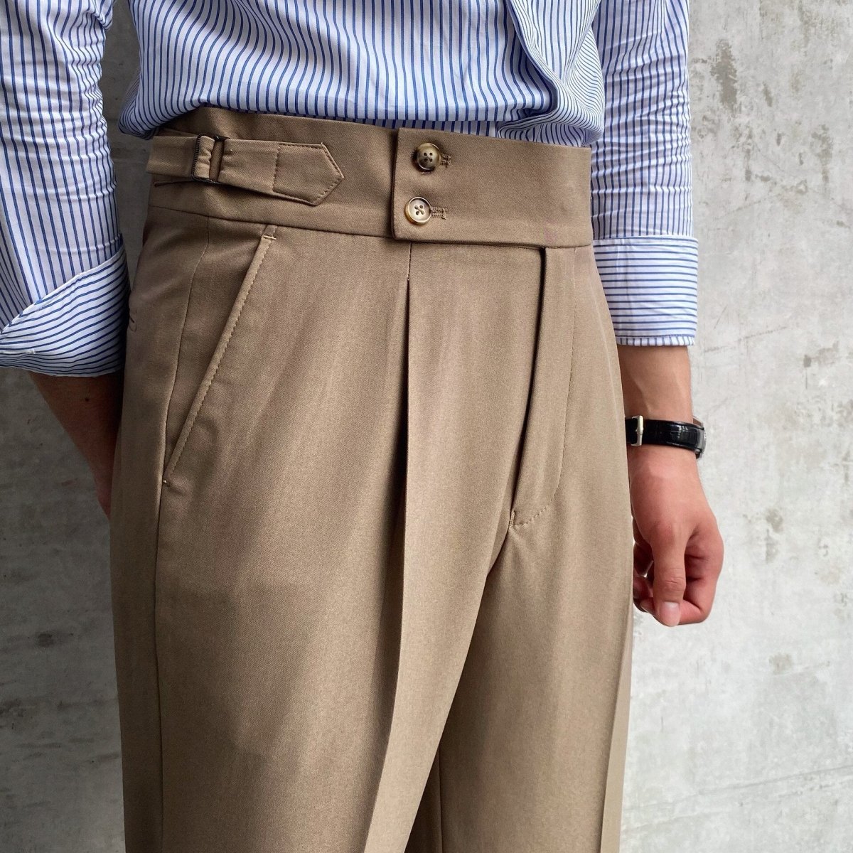High Waist Trousers - Antonios