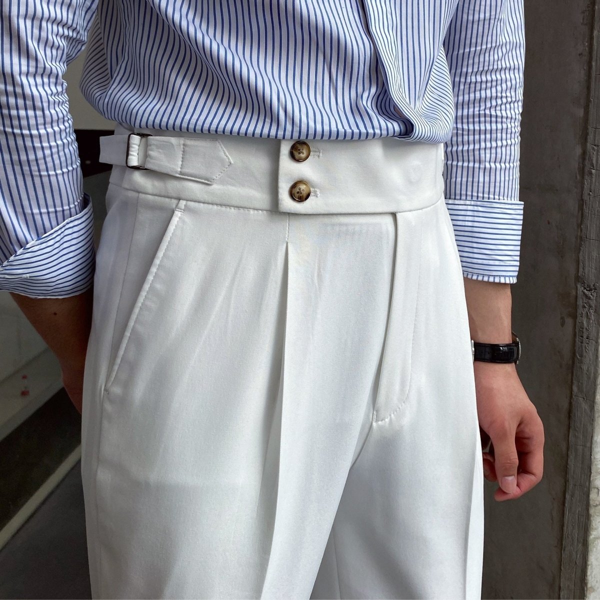 High Waist Trousers - Antonios