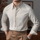 HOMBRE striped shirt - Antonios