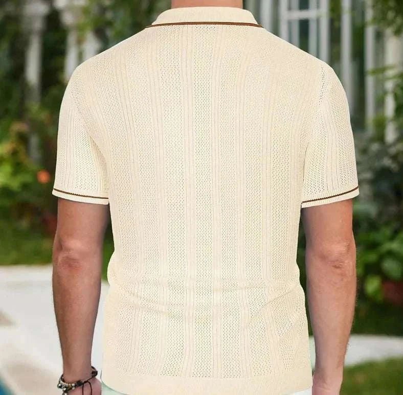 Ice silk summer short sleeve shirt - Antonios