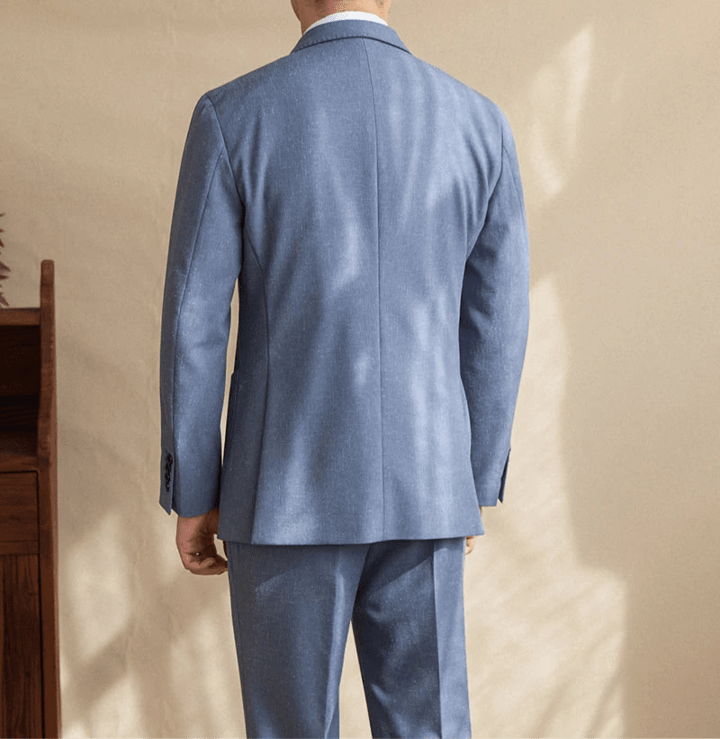 Italian barge collar wedding & banquet blazer for daily casual wear - Antonios