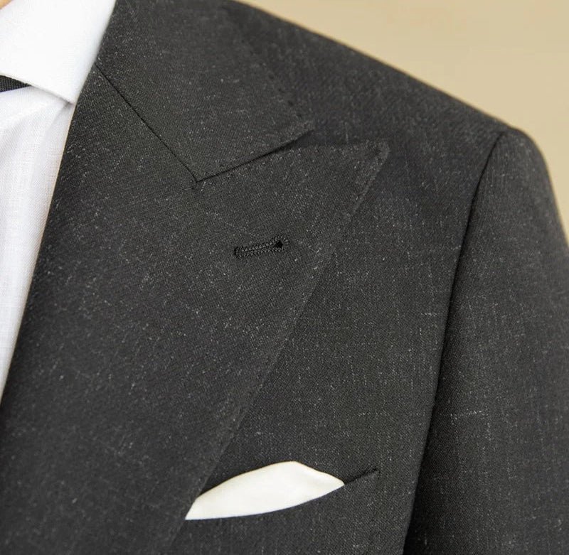 Italian barge collar wedding & banquet blazer for daily casual wear - Antonios