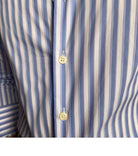 Italian Blue Striped Shirt - Antonios