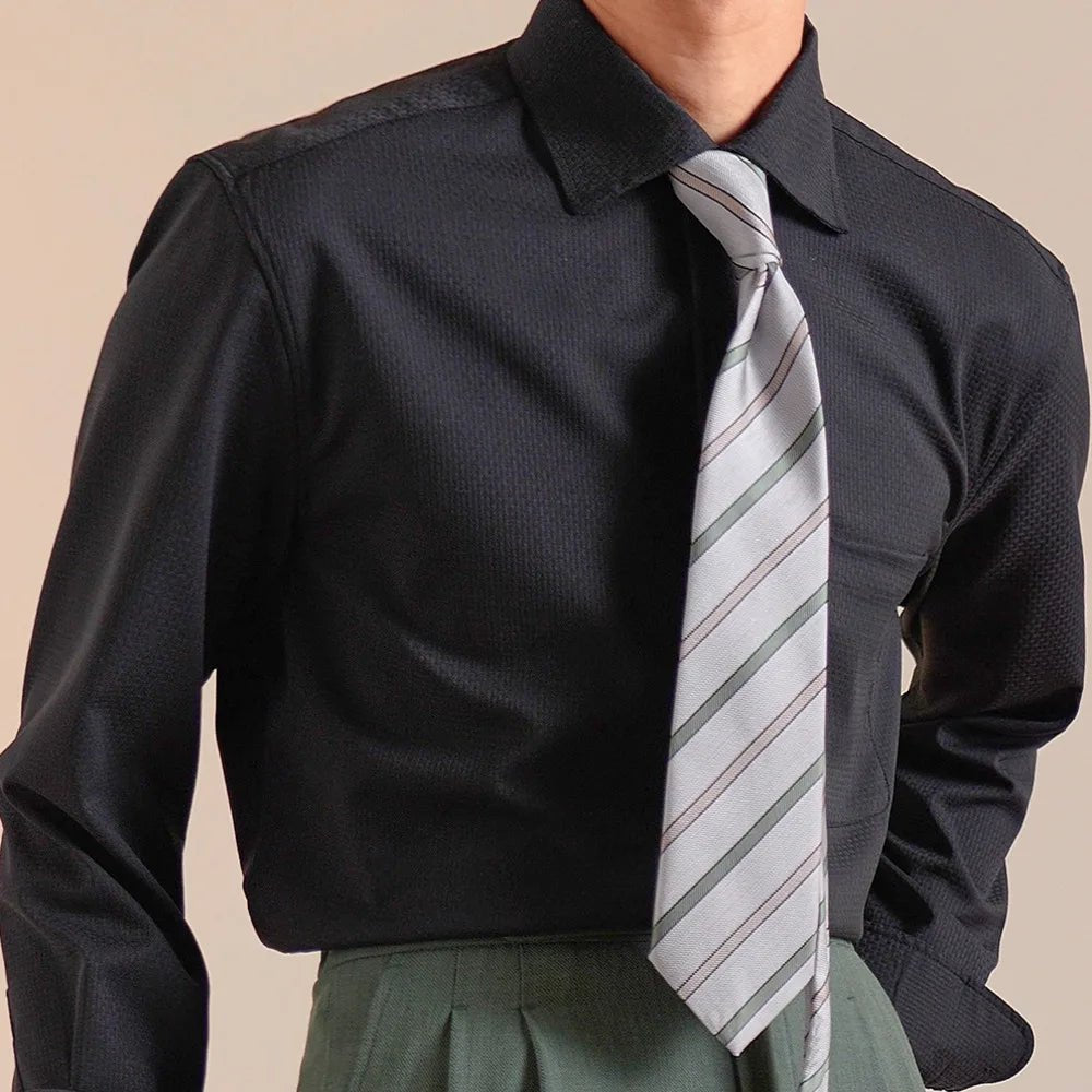 business casual black dress shirt Black Dress Shirts l Hockerty