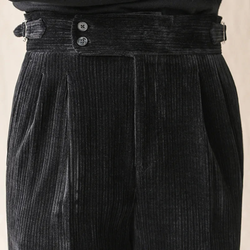 Italian business corduroy trousers - Antonios