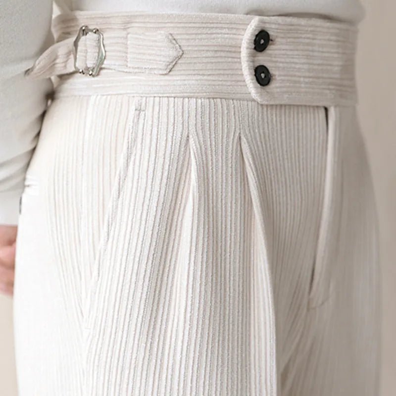 Italian business corduroy trousers - Antonios