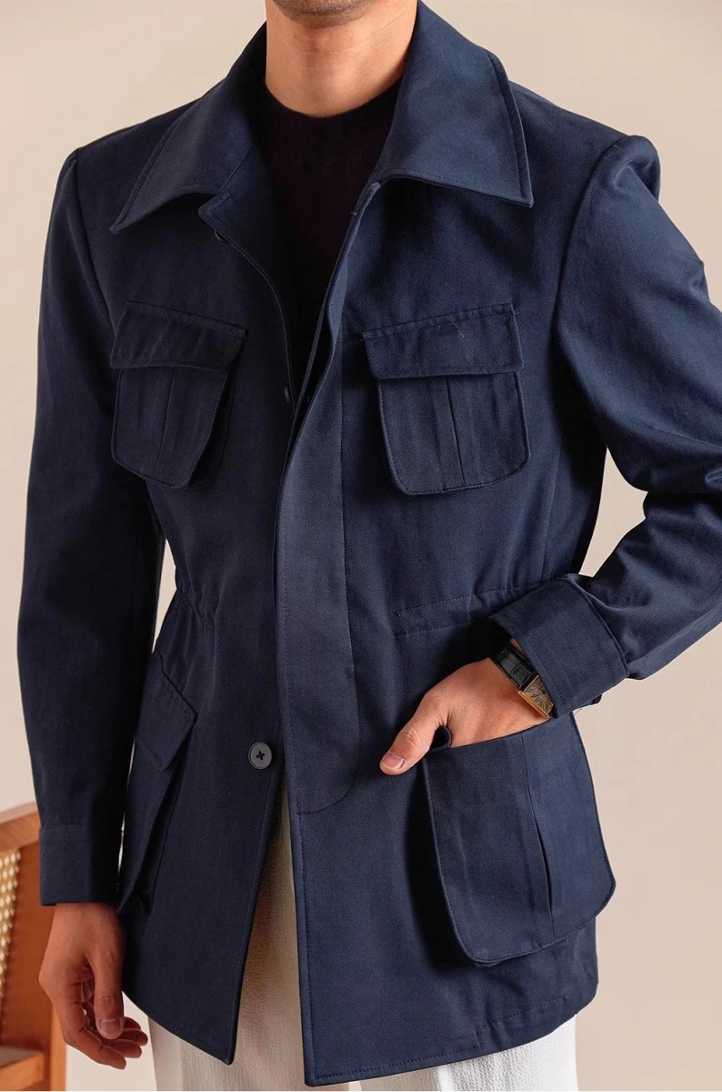 Italian cotton old money jacket - Antonios