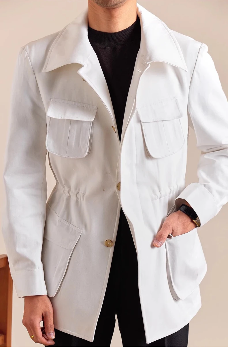 Italian cotton old money jacket - Antonios