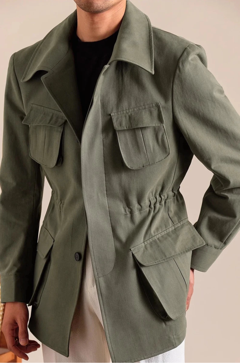 Italian cotton old money jacket - Antonios