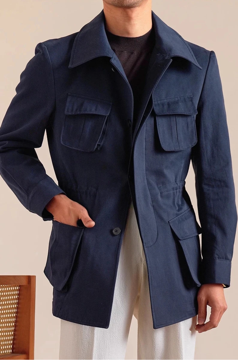 Italian cotton old money jacket - Antonios