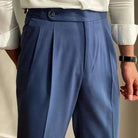 Italian design ankle high - waist trousers - Antonios