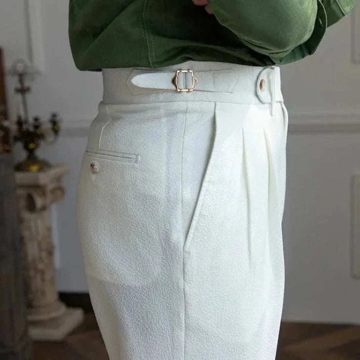 Italian design office high - waist trousers - Antonios