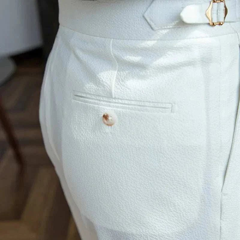 Italian design office high - waist trousers - Antonios