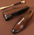Italian luxury slip on elegant shoes - Antonios