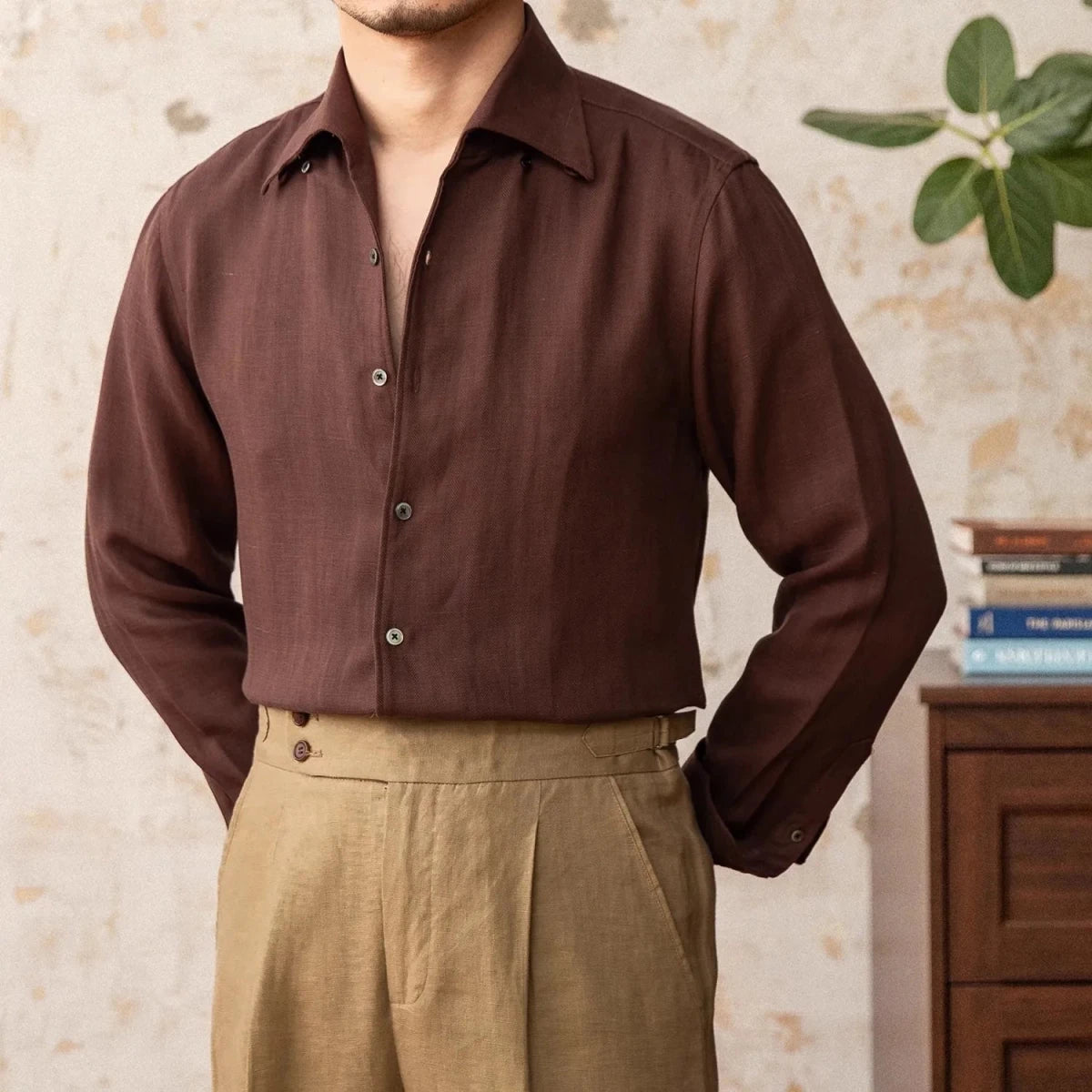 Italian old money fit summer shirt - Antonios