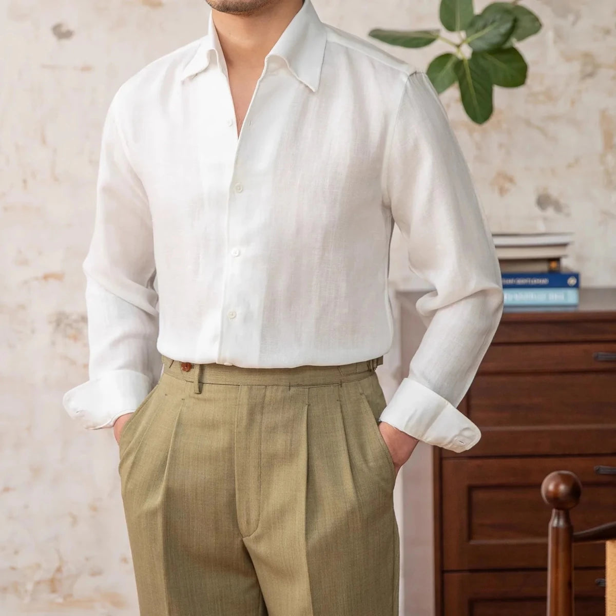 Italian old money fit summer shirt - Antonios