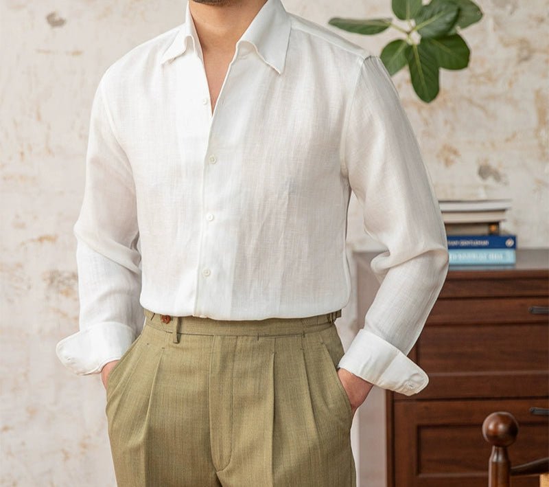 Italian old money fit summer shirt - Antonios