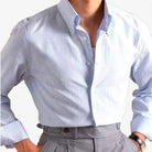 Italian plaid button - down shirt - Antonios