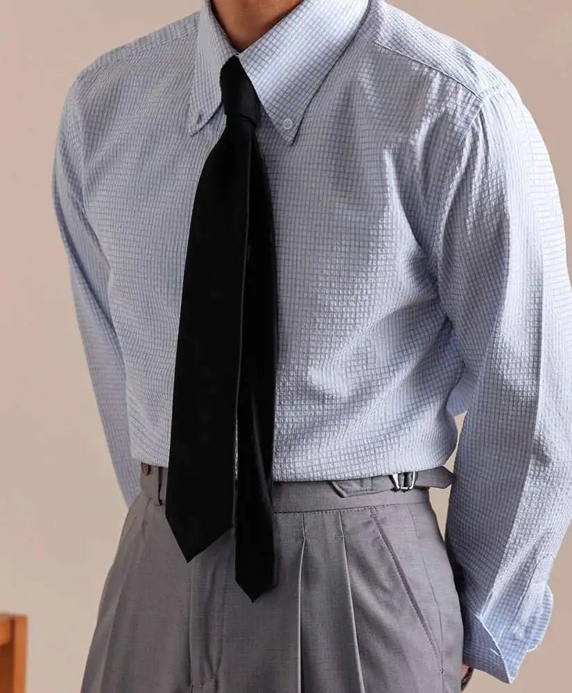 Italian plaid button - down shirt - Antonios