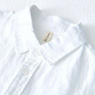 Italian pure linen long - sleeve shirt - Antonios