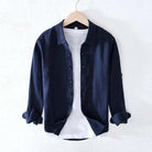 Italian pure linen long - sleeve shirt - Antonios