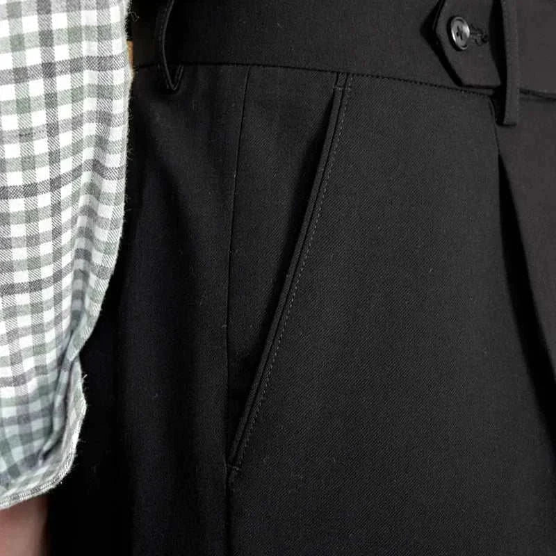 Italian straight style elegant pants - Antonios