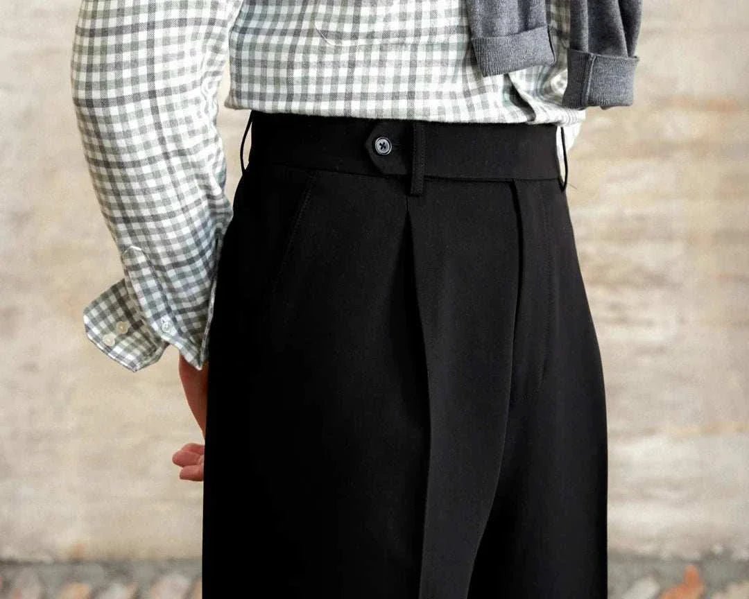 Italian straight style elegant pants - Antonios