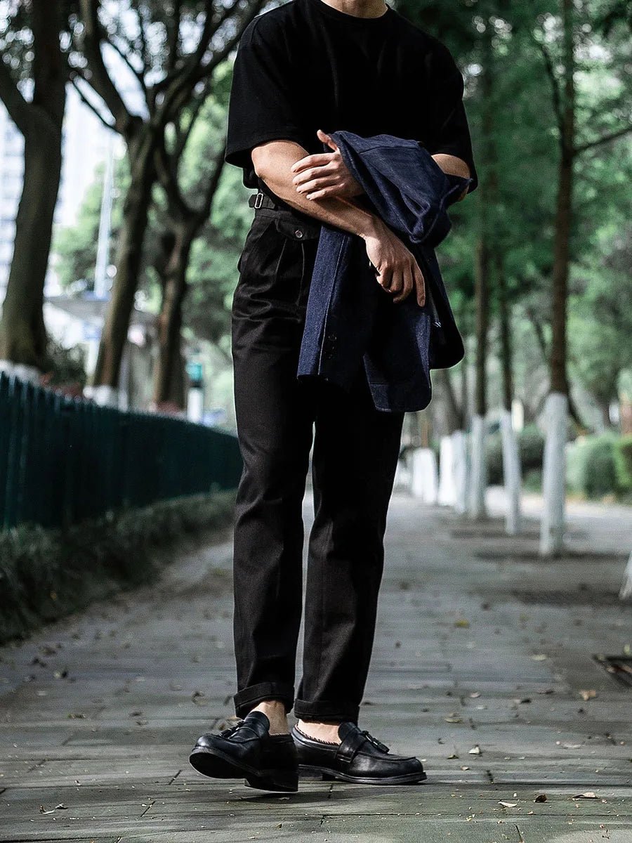 Italian vintage casual cotton pants - Antonios