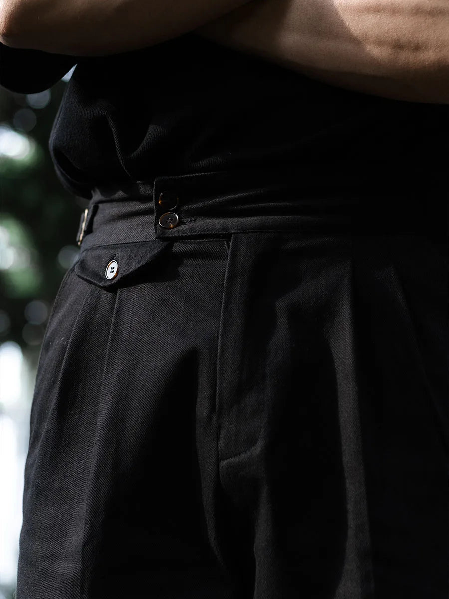 Italian vintage casual cotton pants - Antonios