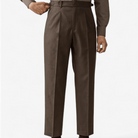 Italian wool carrot fit elegant trousers - Antonios